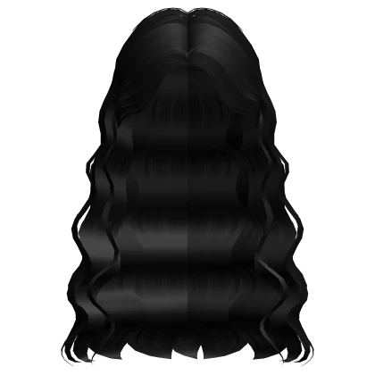Black Tucked Wavy Hair 