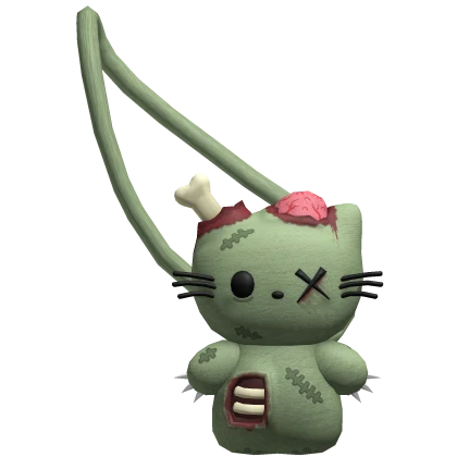 ♡ zombie kitty plushie purse 3.0