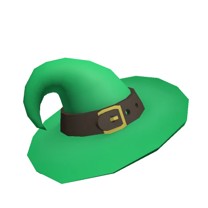 Stylised Green Wizard Hat