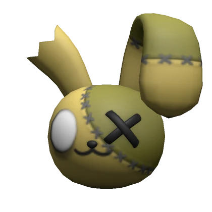 Golden Zombunny Head