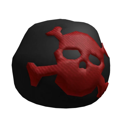 Red & Black Skull Beanie