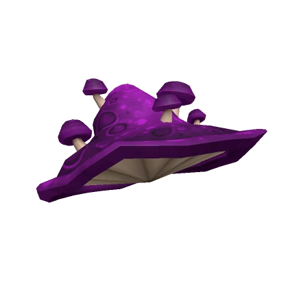 Purple Mushroom Witch Hat