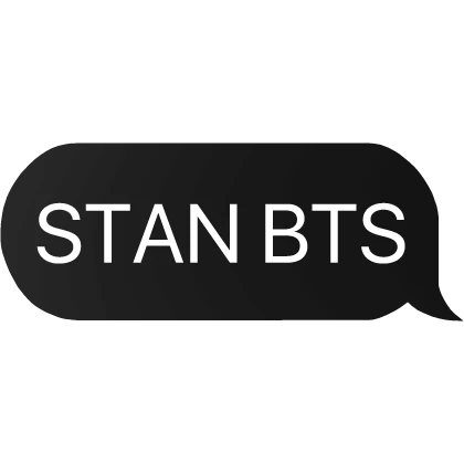 stan bts kpop text