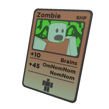 Zombie Trading Card