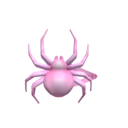 Pink Spider Clip