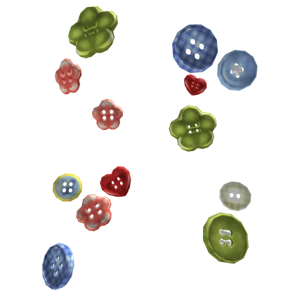 Cute Vintage Whimsy Sewing Buttons Aura