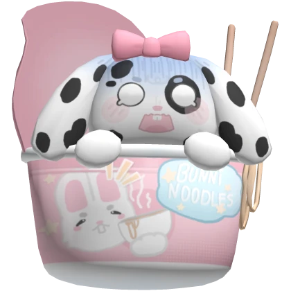 ♡ cute bunny ramen noodles