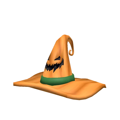 Classic Pumpkin Wizard Hat