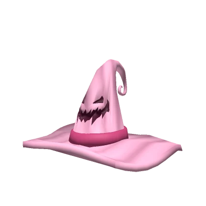 Pink Pumpkin Wizard Hat