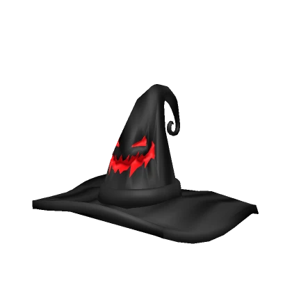 Red Pumpkin Wizard Hat