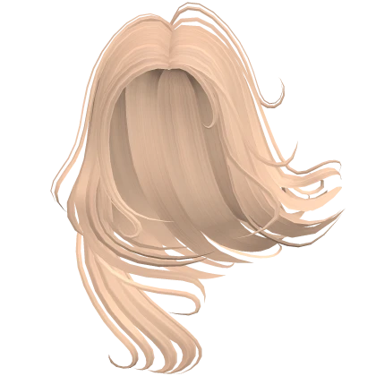 Blonde Wind Swept Long Flowing Anime Hair