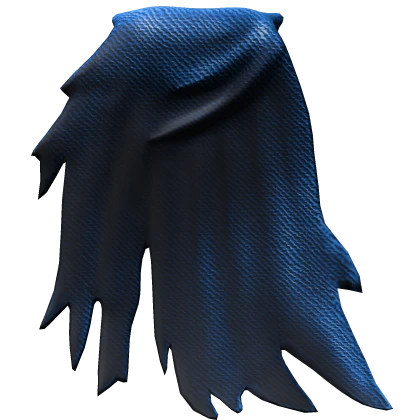 Blue Torn Cape