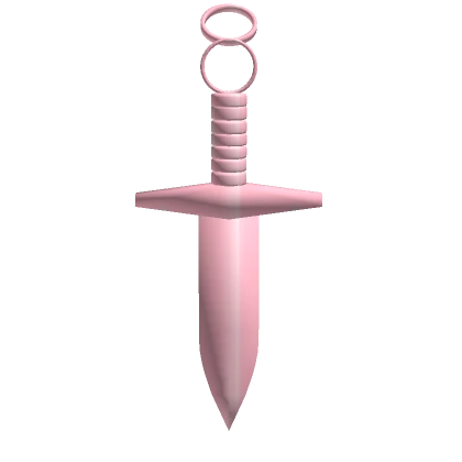 Pink Sword Earring Right