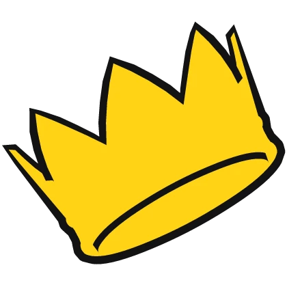 Yellow Neon King Crown
