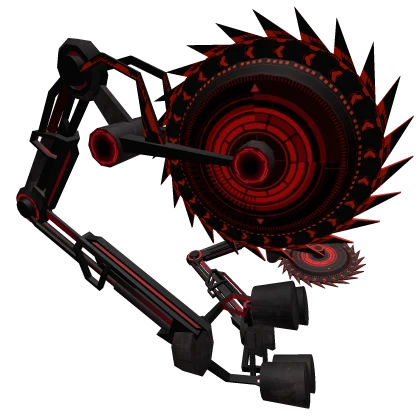 Dual Mechanical Cyber Saw (Red)