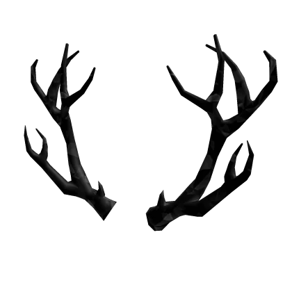 Black Sparkle Time Antlers