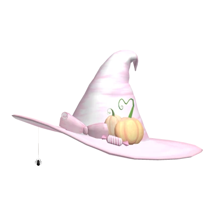 Kawaii Halloween Pink Witch Hat