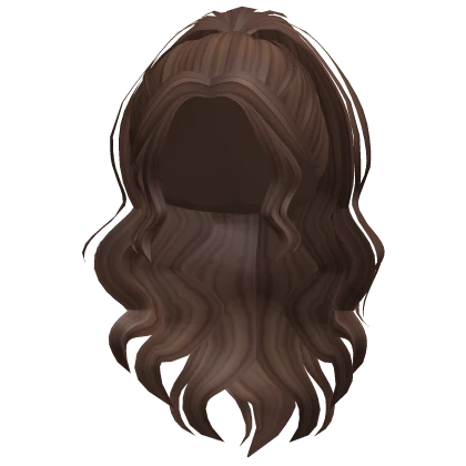 Long Baddie Wavy Pony (Brown)