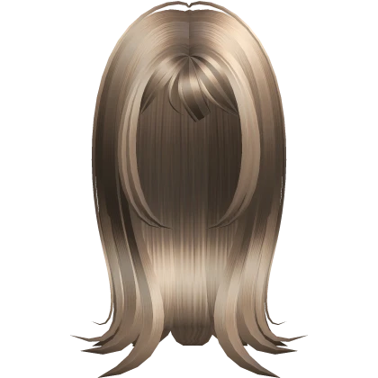 ♡ Dark Blond Wavy Long straight korean cute hair