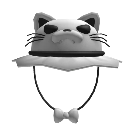 White Cute Ghost Kitty