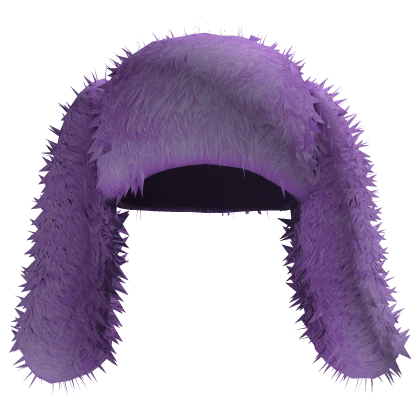 Fur Bunny Hat (Purple)