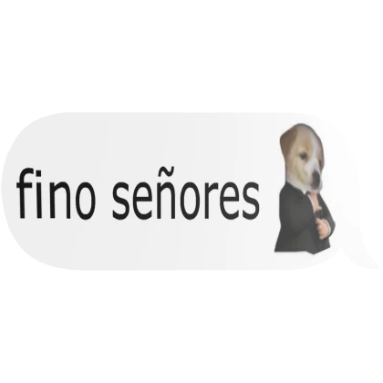 globo de texto fino caballeros