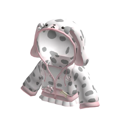 Cowprint Cute Bunny Jacket