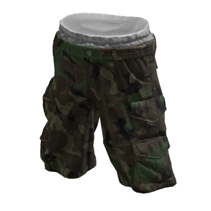 Cargo Shorts (Green Camo)
