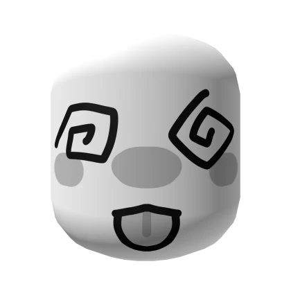 Dizzy Silly Tongue Goober Face [White] 