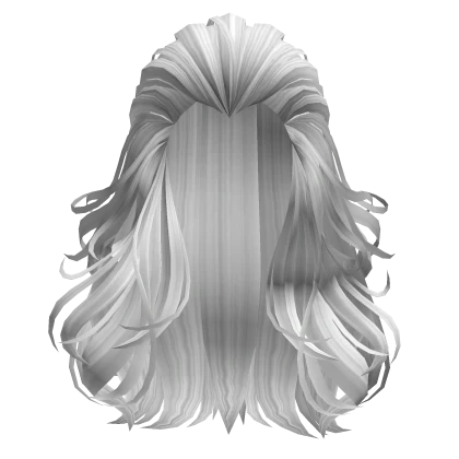 Chaos Witch Over the Shoulder Hair in White