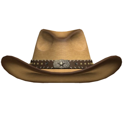 Cowboy Hat Brown Straw Large Fancy Western Fedora