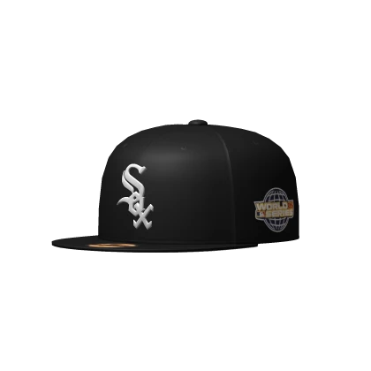 White Sox Black Fitted Cap Serie 2005