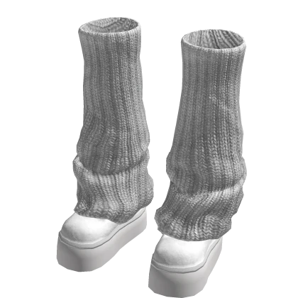 BB White Leg Warmers & Boots  