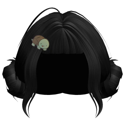 Zoey's Hair w Turtle Hairclip–KPop Demon Hunters