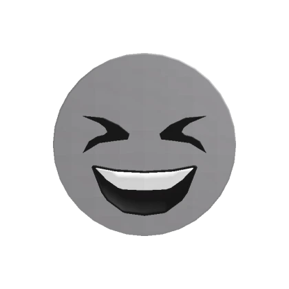 Recolorable Laughing Emoji Head