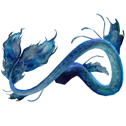 Blue Deep Sea Siren Tail