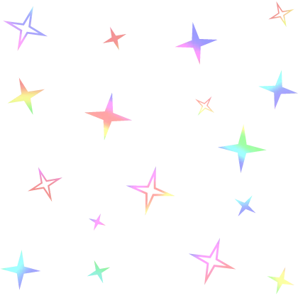 sparkle bling aura pastel rainbow