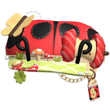 harajuku igari shoujo retro vintage ladybug cap