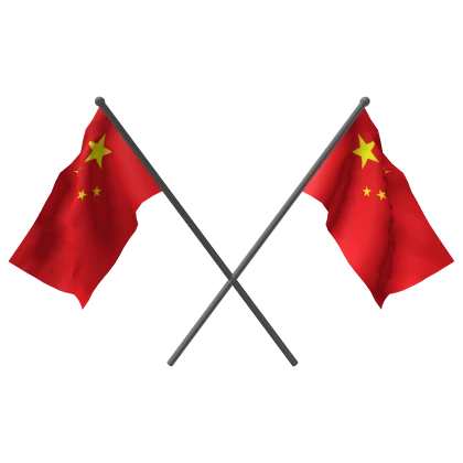 Dual China Flags