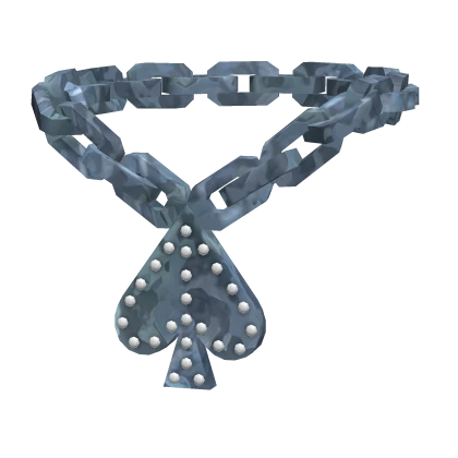  Bluesteel Ace ♤♤ Necklace