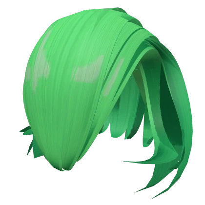 Green Bob Hair Poke Bunny Dragon