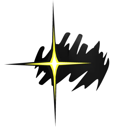 Animated Yellow Devil Eye Glare Single Right Glow
