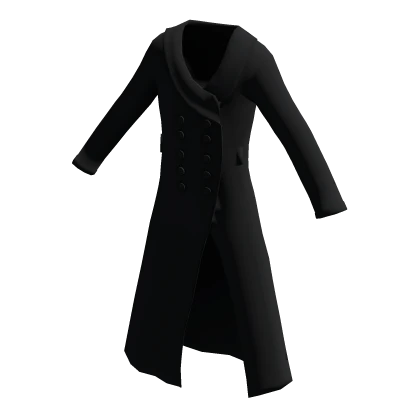 Goth Autumn Double Breasted Trench