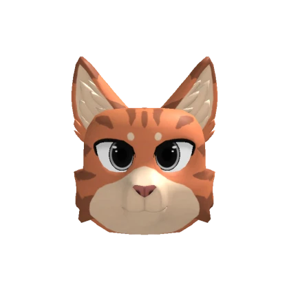 Orange Tabby Cat Head