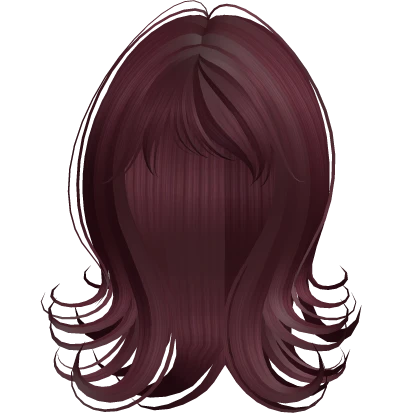 iconic short sweet swirly hairstyle red