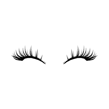 Black Wispy Cat Eye Manga Eyelashes