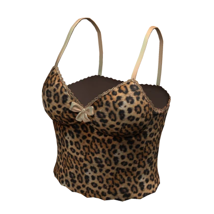 Cami Top Leopard Tight Tank Baddie Tee Shirt Y2K