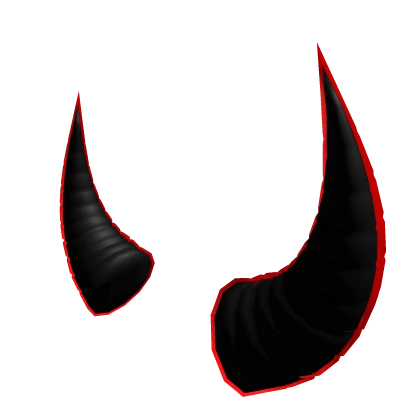 Red Outlined Horns
