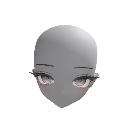 Anime Doll Head Sided (Black)
