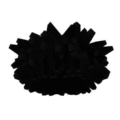 Messy Black Curly Coily Afro Hair